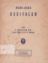 Image of Asas-Asas Kurikulum