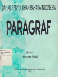 Bahan Penyuluhan Bahasa Indonesia: Paragraf