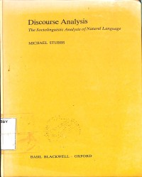 Image of Discourse Analysis: Kajian Wacana bagi Semua Orang