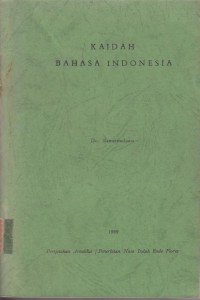 Kaidah Bahasa Indonesia