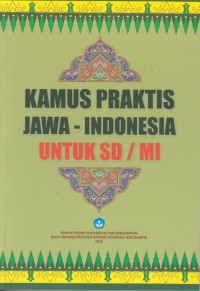 Kamus Praktis Jawa-Indonesia: untuk SD/MI