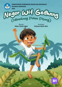 Negor wit gedhang = Menebang pohon pisang