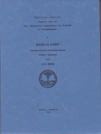 Rangga Lawe: Middeljavaansche Historische Roman