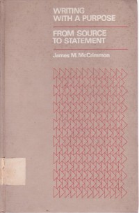 Image of Writing With A Purpose : From Source To Statement (Edisi 4)