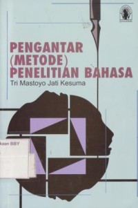 Pengantar (Metode) Penelitian Bahasa