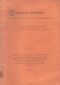 Persepsi Penyair Jawa tentang Kemiskinan (Analisis Struktur Batin Puisi-Puisi St. Iesmaniasita) (Laporan)