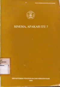 Sinema, Apakah itu?