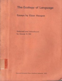 The Ecology of Language